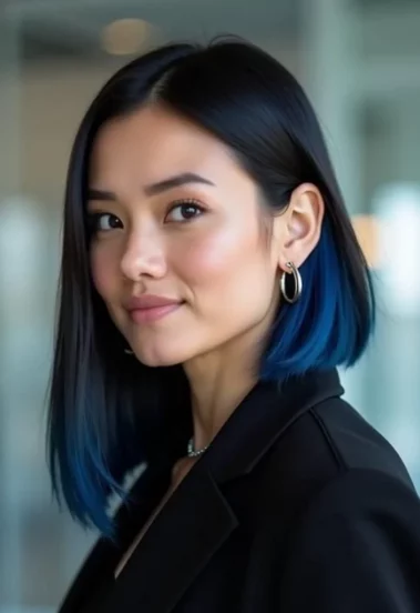 corte Bob asmetrico Digital Hair Academy